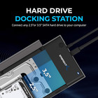 Sabrent Usb 3 0 To Sata External Hard Drive Lay-flat Docking Station For 2 5 Or 
