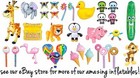 2 Cupcake Cake Lollipop Sucker Inflatable Kids Birthday Candy Prop