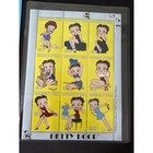 Betty Boop Postage Stamp Sheet Republic Of Chad 1998 Coa Facts Brochure New