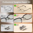 Eyeglass Repair Kit  Sunglasses glasses Repairing Tool Including Small Screws  N