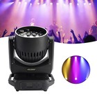 19x20w Led Zoom Moving Head Stage Light Rgbw Dmx Beam Wash Lighting Dj Disco 