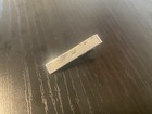 Vintage Sterling Silver Tie Bar Starburst Engraved Design Mens Tie Clip Classic