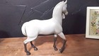 Spirit Riding Free Plastic Model Horse Figurine White With Black Legs Name Smoke