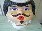 Vintage 1970 s Man With Top Hat Carnival Helium Tank Topper Head