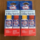 2 Boxes Clorox 3 Way Test Kit Reagent Refill For Pool Ph Chlorine Or Bromine New