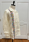 Large Hand Made Long Sleeve San Antonino Embroidery Mexican Guayabera Shirt 