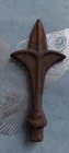Vintage Wrought Cast Iron Garden Gate Fence Finial  Architectural Salvage Gothic