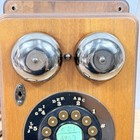 Vintage Classic Telephone Cl-d50 Wooden Rotary Style Wall Phone Retro Decor Used