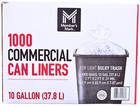 Member s Mark 10-gallon Commercial Can Liners 1000 Count