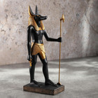 Anubis Egyptian God Of The Dead Statue  8 5 Inch Polyresin Figurine With Painted
