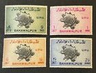 Travelstamps  1949 Bahawalpur Stamps Scott  26-29 Sg 43-46 Upu 75th Anniv Mnh Og