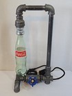 Coca Cola Industrial Light Pipe Bottle Lamp Hand Made Steampunk