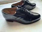 Stacy Adams Black Leather Cap Toe Oxford Dress Shoes Lace-up Men   s 8 5 M