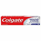 Colgate Whitening Toothpaste Baking Soda And Peroxide Brisk Mint 6 Oz Pack Of 6