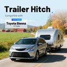 For Toyota Sienna All Styles 2021-2026 Class 3 Bumper Trailer Hitch 2  Receiver