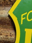 Vintage Forest Service Porcelain Sign Old 12  Nationalpark Smokey Camping Ranger
