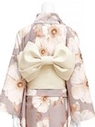 Lavender   Pink Peony Pattern Yukata Set Summer Kimono