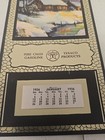 Original 1936 Texaco Fire Chief Advertising Calendar Sign