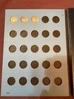 Vintage Mercury Dime Coin Collection In Book Free Shipping