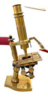 Beautiful Nachet Antique Brass Microscope  Circa 1851