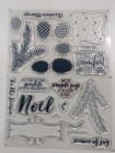 Stampin Up Stamp Set  Christmas Pines New Photopolymer Cling 