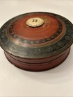 Vintage Handpainted Hand Turned Wooden Trinket Box G29