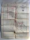 Vintage 1911 Map Of The Belt Railway Company Of Chicago Railroad Train Rr Ry