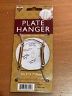 Set Of Five New Coated Wire 5  X 7  Plate Hangers W 2 Free Large Platter Hangers