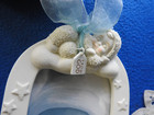 Department 56 Snowbabies From God Baby Boy Photo Frame New