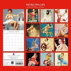 2026 Retro Pin Ups Wall Calendar 24x12 Inch Monthly View  The Gifted Stationery
