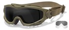 Wiley X Spear Advanced Goggles Clear And Dark Lens With Carry Case