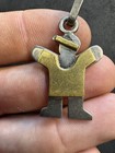 6 1g Vintage Sterling Silver 925 Mexico Mixed Metal Person Pendant Jewelry Lot J