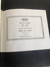 Vtg Shoestring Bound Photo Album Scrapbook Springfield Black Pages Blank Unused