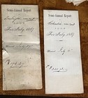 Lot Of  76  1867 International Order Of Odd Fellows  ioof  Lodge Reports    More