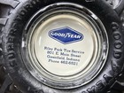 Vintage Advertising Goodyear Tires Greenfield Indiana Rubber Tire Ad Ashtray