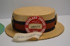 2 Vintage Jazz Club Jamboree Straw Hats Catalina Island Dixie Jubilee Buena Park