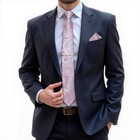 Men s Woven Silk Paisley Tie Set With Pocket Square Cufflinks Tie Clip Gift
