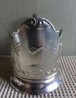 Vintage Soviet Podstakannik Cup Holder Space Sputnik Rocket Gagarin Russia Ussr
