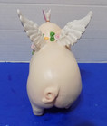 New Flying Pig Figurine Statue Hog Country Farm House Decor Happy Piggy