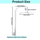 34 Inch Baby Crib Mobile Bed Bell Holder With Music Box adjustable Holder Diy   