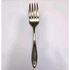 Vintage Dirigold Dirilyte Goldware Regal Flatware One Meat Serving Fork Mcm