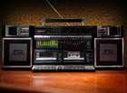 Sharp Wf-940     rare     Vintage Stereo Cassette Boombox