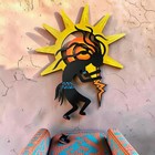 Kokopelli-southwestern Native American Wood Wall Sculpture Large 32x28 By Art69