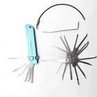 21-in-1 Locksmith Pick Tool Set Portable Foldable Lock Pick Tools Kit 8 5cm