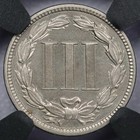 1883 Three Cent Nickel - Ngc Pf 64 Vaultbox