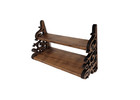  Dollhouse Miniature 1 12 Scale Walnut Wall Shelf - Artist Made Furniture