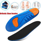 Men Insoles Gel Orthotic Sport Running Insert Shoe Pad Arch Support Heel Cushion