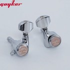 Guyker 3r3l Guitar Locking Tuners Electric Guitar Machine Heads Tuner Metal Cr