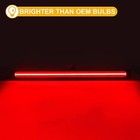  Led Rear Tailgate Light Compatible With Ram 2500 3500 2006-2018 A  Red Lens
