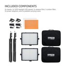 Fovitec 1200xd Daylight Led Panel With Dmx And Stand  Cri 95 - Price Is Per Unit